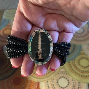 Sea turtle shell bracelet